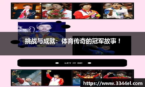 挑战与成就：体育传奇的冠军故事 !
